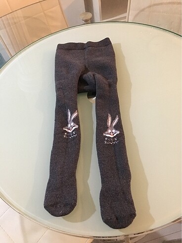 2-3 yaş gri kilotlu çorap - Görsel 5