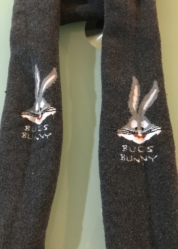 2-3 yaş gri kilotlu çorap - Görsel 4