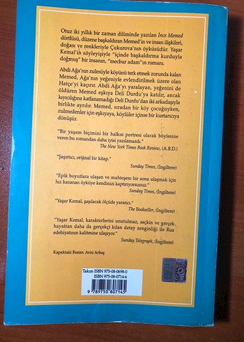Yaşar Kemal - İnce Memed 1 - Görsel 2