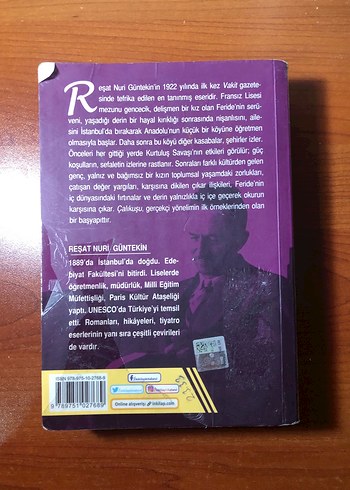 Çalıkuşu - Reşat Nuri Güntekin - Görsel 2