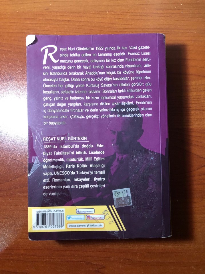 Çalıkuşu - Reşat Nuri Güntekin - Görsel 2