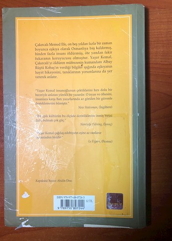 Çakırcalı Efe - Yaşar Kemal - Görsel 2