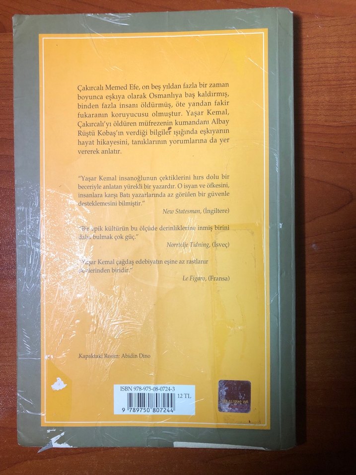 Çakırcalı Efe - Yaşar Kemal - Görsel 2