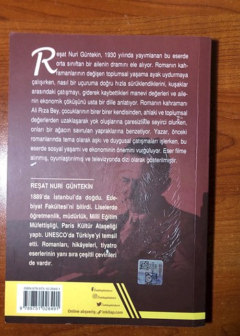 Reşat Nuri Güntekin - Yaprak Dökümü - Görsel 2