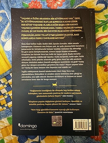  MATT HAIG Gece Yarısı Kütüphanesi Kitap