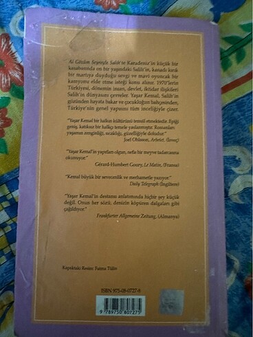 Yaşar Kemal Al Gözüm Seyreyle Salih Kitap