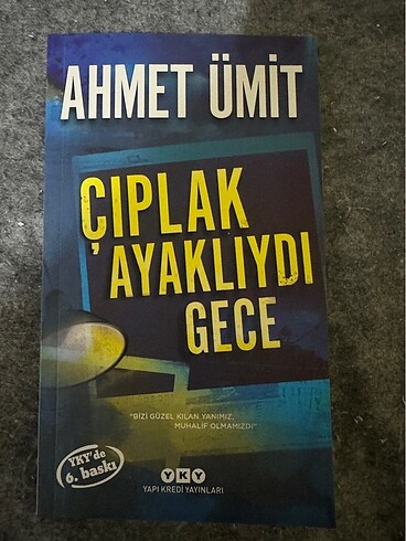 Ahmet Ümit Çıplak Ayaklıydı Gece Kitap