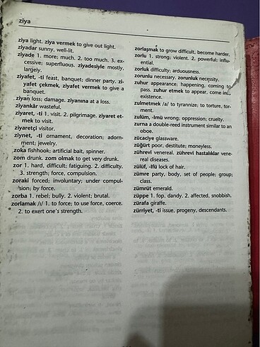 Redhouse İngilizce-Türkçe/ Türkçe-İngilizce El sözlüğü - Görsel 3