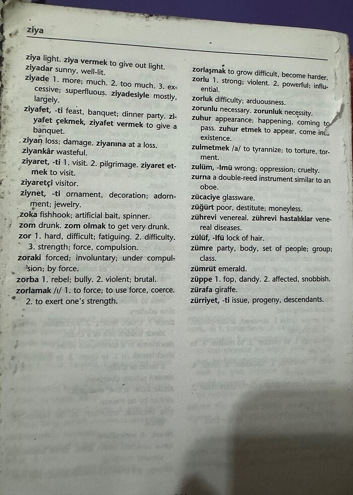 Redhouse İngilizce-Türkçe/ Türkçe-İngilizce El sözlüğü - Görsel 3