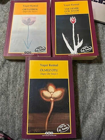 Yaşar Kemal Dağın Öte Yüzü 1-2-3 Toplu Kitap Seti