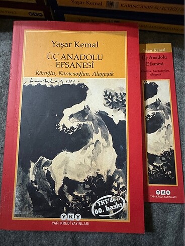 Yaşar Kemal Üç Anadolu Efsanesi Kitap