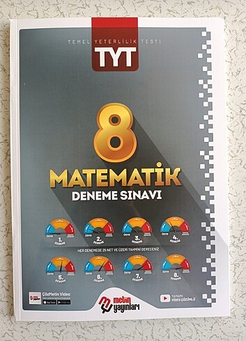 Metin Yayınları TYT Matematik denemeleri 