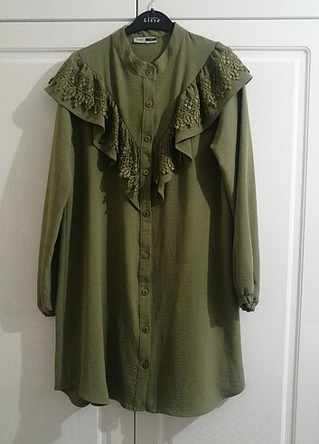 Haki rengi tunik