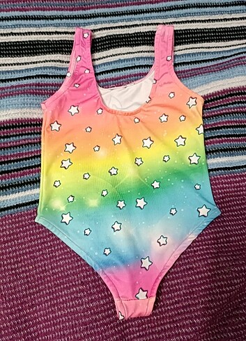 24-36 Ay Beden çeşitli Renk Unicorn kız bebek mayo