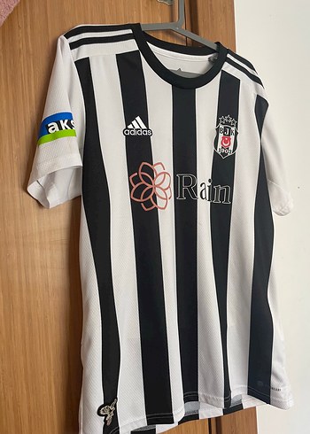 Adidas Erkek Siyah Beyaz Çizgili Spor Tişört