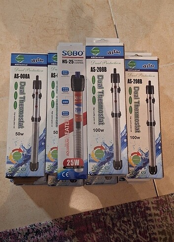 Akvaryum isitici sifir ürun 50 watt