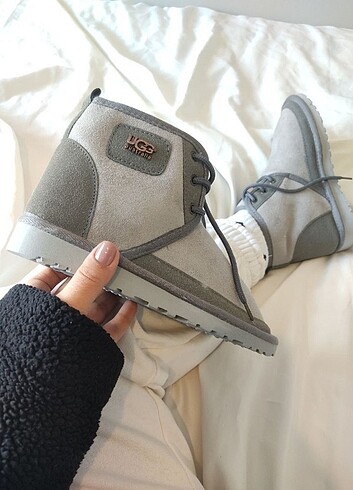 Diğer UGG BAĞCİKLİ İCİ TÜYLÜ BOT gri