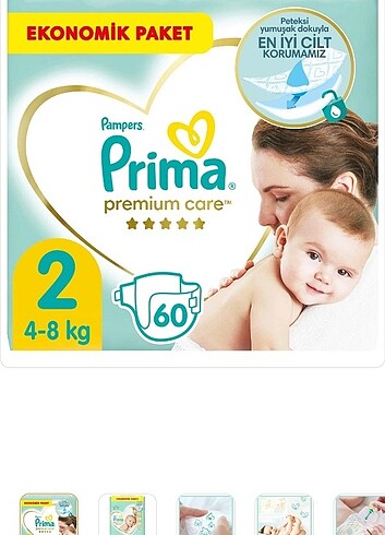 Prima premium care no:2 4-8 kg