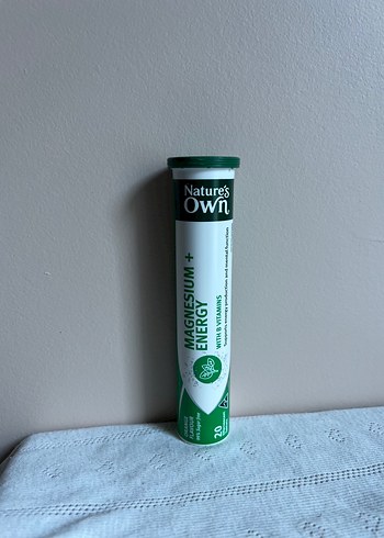 Nature's Own Magnezyum+ Enerji Efervesan Tablet