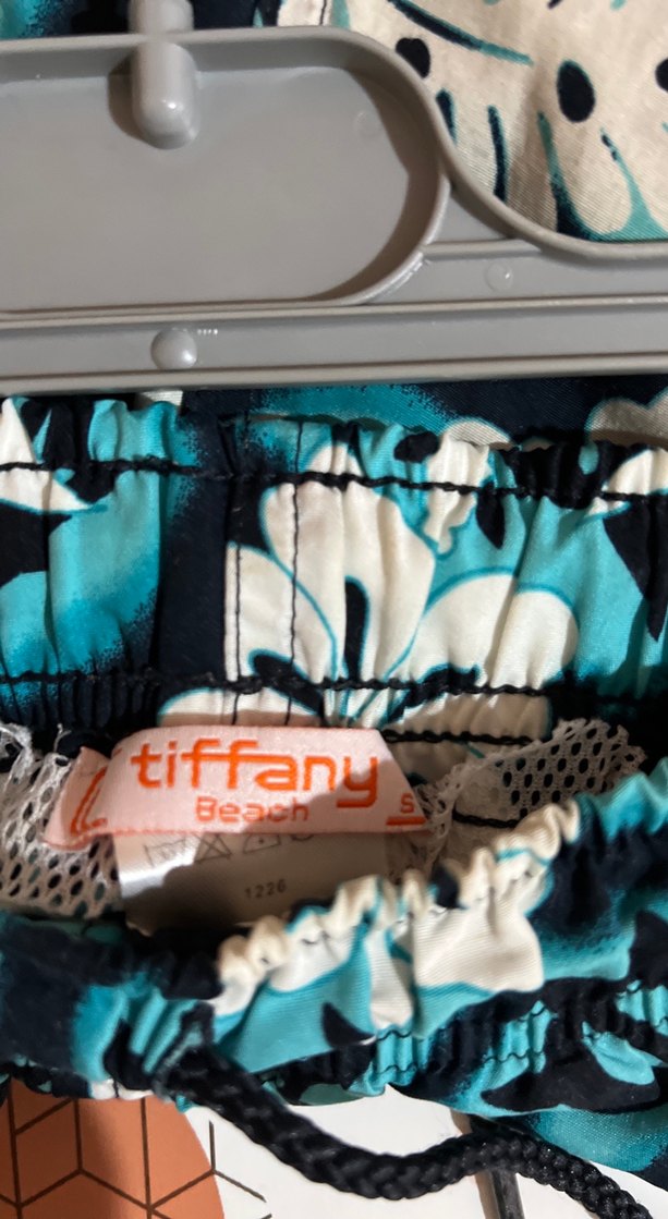 Erkek Mavi Çiçek Desenli Kısa Şort - Görsel 3