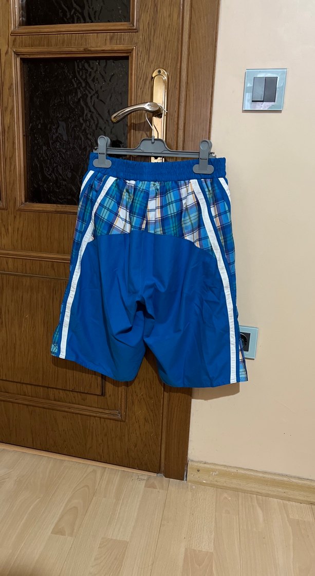 Erkek Mavi Mini Rahat Kesim Deniz Şortu - Görsel 2