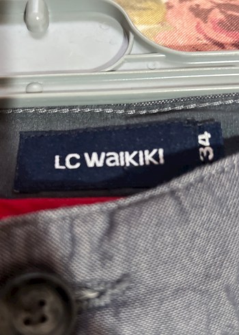 Gri renkli Kemerli Erkek Denim Şort - Görsel 3