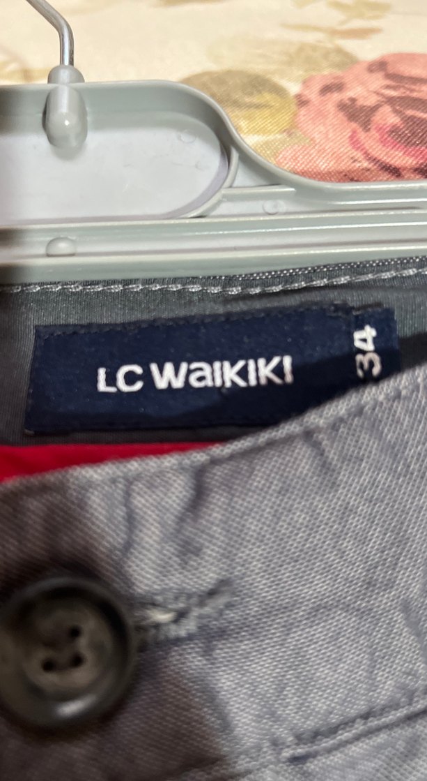 Gri renkli Kemerli Erkek Denim Şort - Görsel 3