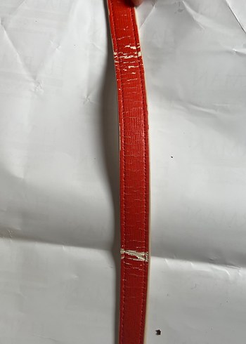 Minimalist bej Deri Kadın Çanta - Görsel 5