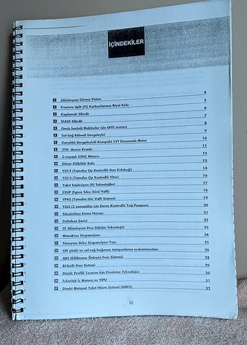 Yamaha Motosiklet Teknik Kılavuzu - Görsel 2