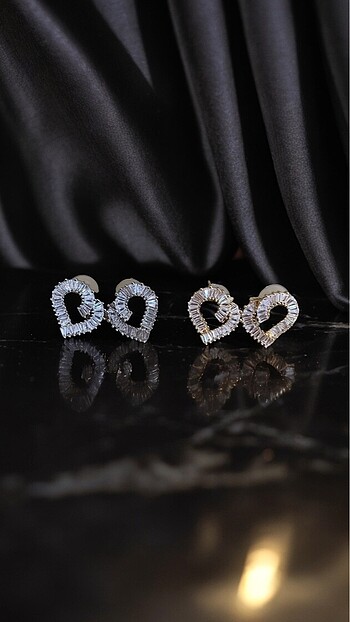 Accessorize Zirkon Taşlı Silver Küpe