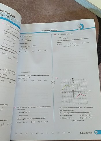 Orijinal AYT Matematik Soru Bankası