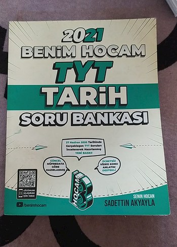 BENİM HOCAM TYT TARİH SORU BANKASI