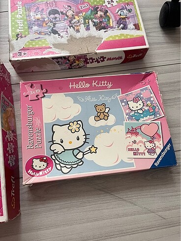 Beden 4 5 yaşa uygun 4 adet puzzle