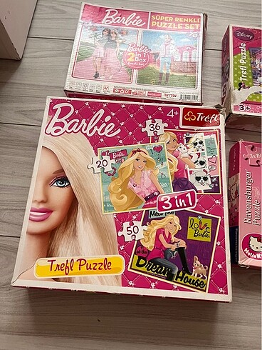 Diğer 4 5 yaşa uygun 4 adet puzzle