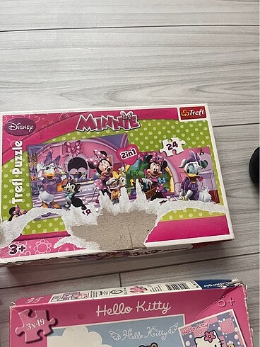 Beden Renk 4 5 yaşa uygun 4 adet puzzle
