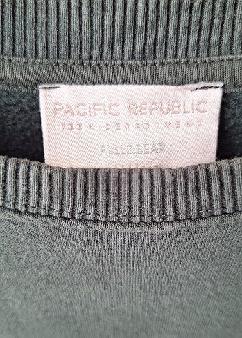 Pull and Bear Pull and Bear Yeşil Sweatshirt
