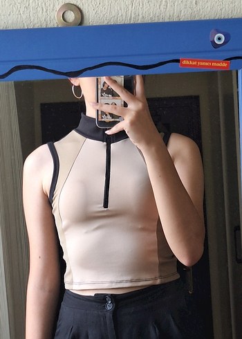 Trendyol & Milla milla fermuarlı crop