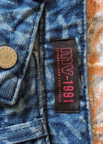 Mavi Desenli Mavi Pantolon Jean