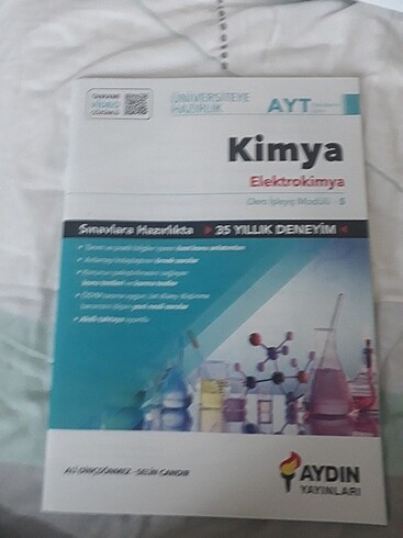 Aydın yayınları Ayt kimya elektrokimya fasikülü 