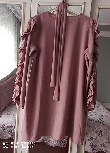 Kuşaklı tunik, cepli tunik 