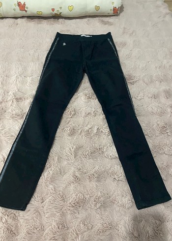 36 Beden Us polo Siyah Fermuarlı Midi Kot Pantolon