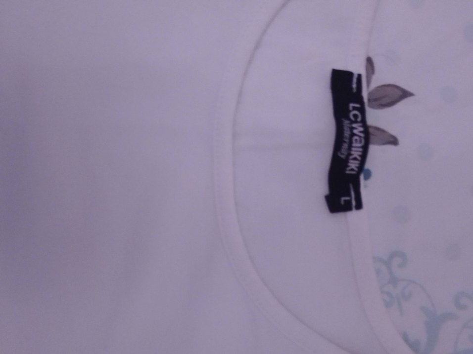 Beyaz Hamile Bluzu, Kısa Kollu, Düğmeli - Görsel 2