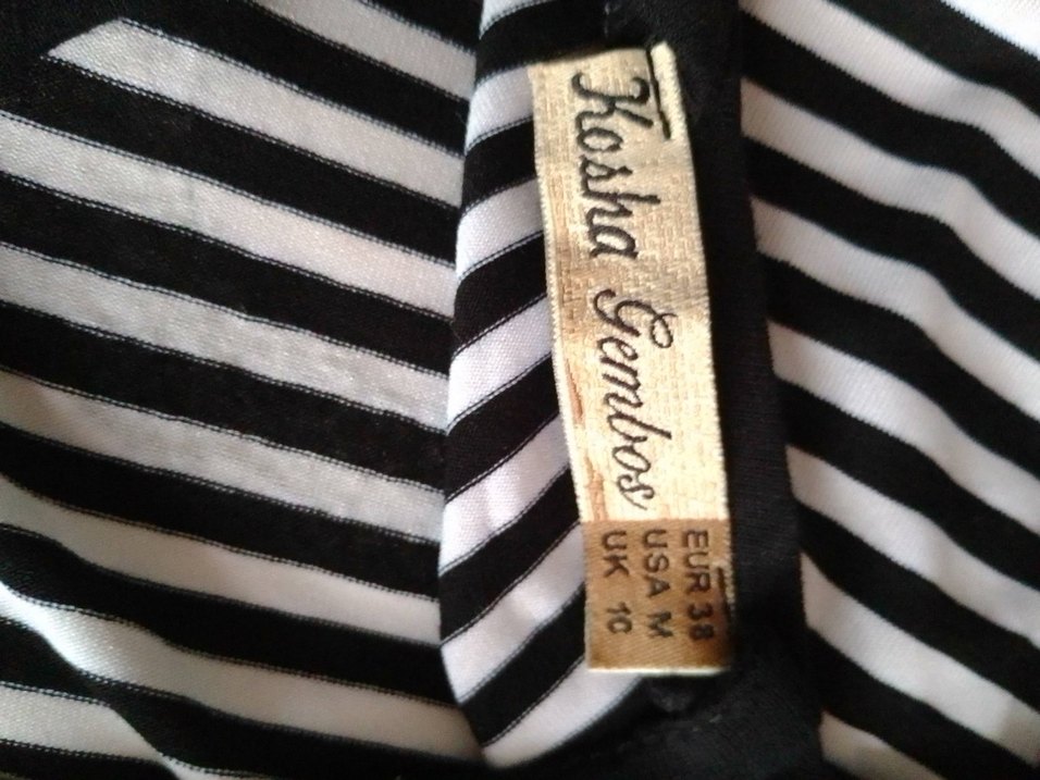 Dantel Detaylı Siyah Gri Çizgili Mini Elbise - Görsel 3