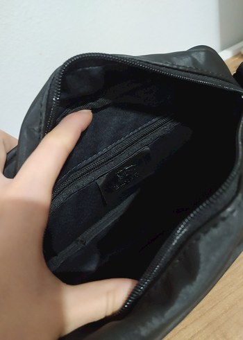 Beden Siyah Burberry Baskılı Omuz çantası