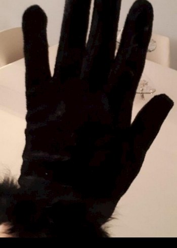 BİLEĞİ TÜYLÜ LÜKS ELDİVEN - Görsel 3