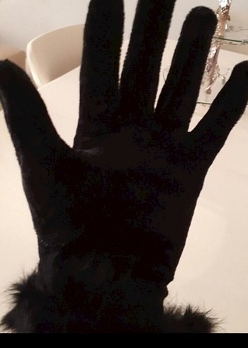 BİLEĞİ TÜYLÜ LÜKS ELDİVEN - Görsel 2