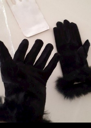 BİLEĞİ TÜYLÜ LÜKS ELDİVEN - Görsel 5