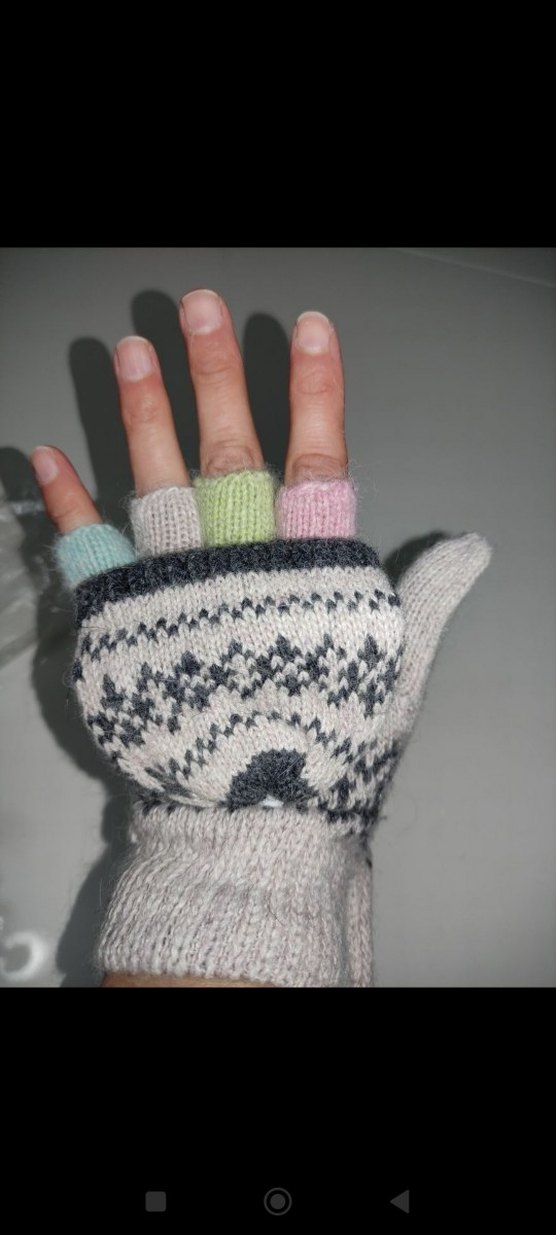 TAVŞAN TÜYÜ LÜKS ELDİVEN - Görsel 4