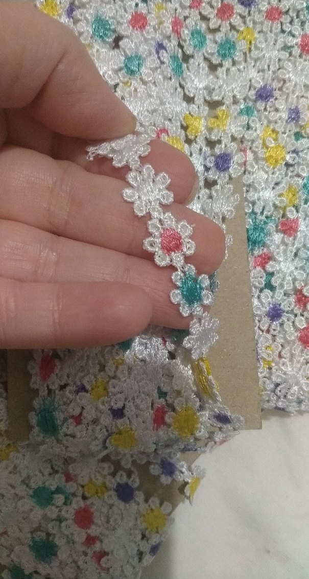 Renkli Çiçekli Bohem El İşi Dantel - Görsel 3