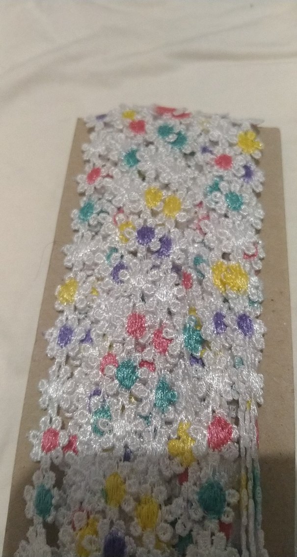 Renkli Çiçekli Bohem El İşi Dantel - Görsel 2